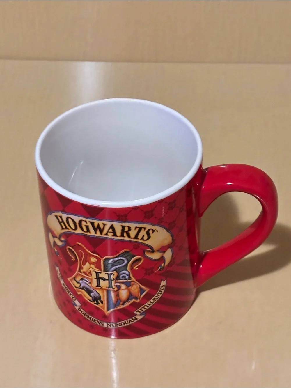 Harry Potter Hogwarts Red Orange Ceramic Mug
